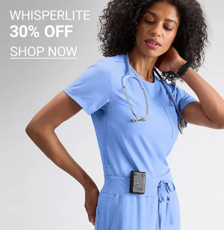 WhisperLite Scrubs on Sale